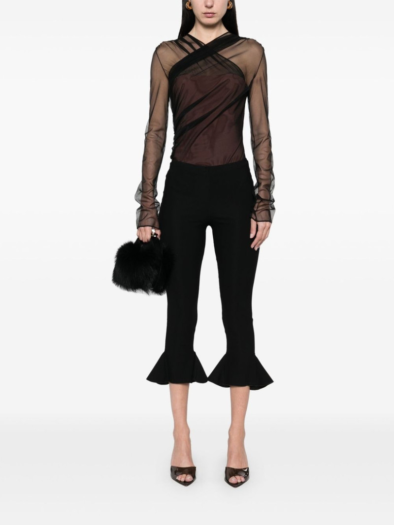 NENSI DOJAKA cropped flared trousers outlook