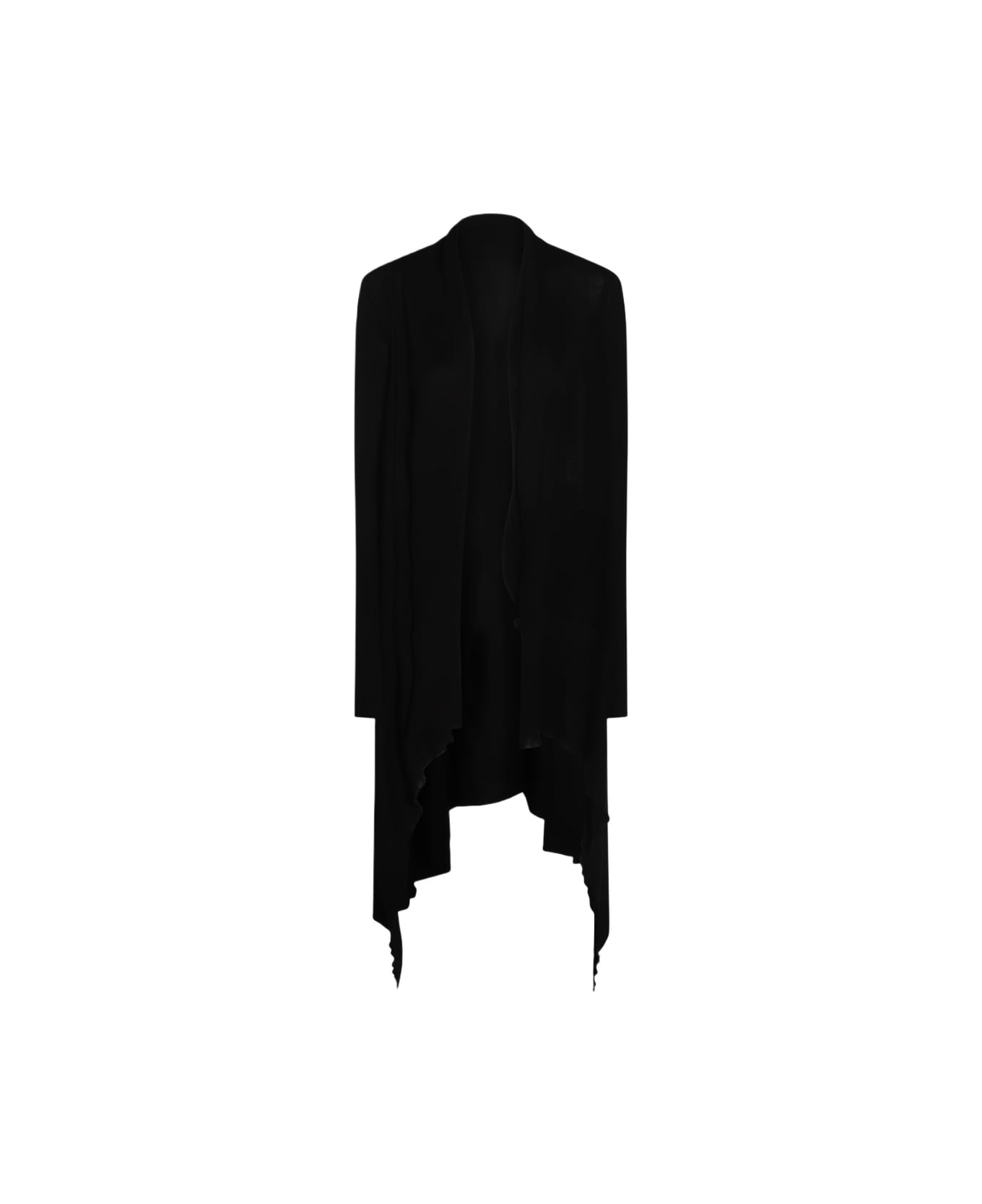 Black Wool Knitwear - 1