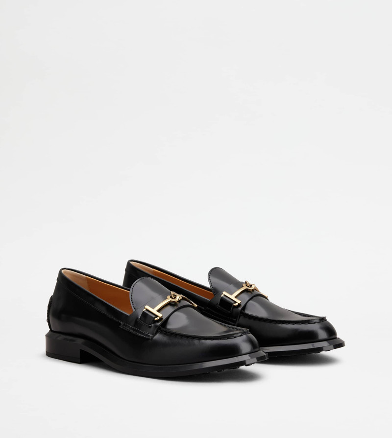 LOAFERS IN LEATHER - BLACK 3