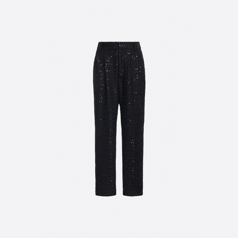 SEQUIN TWEED TROUSERS 1