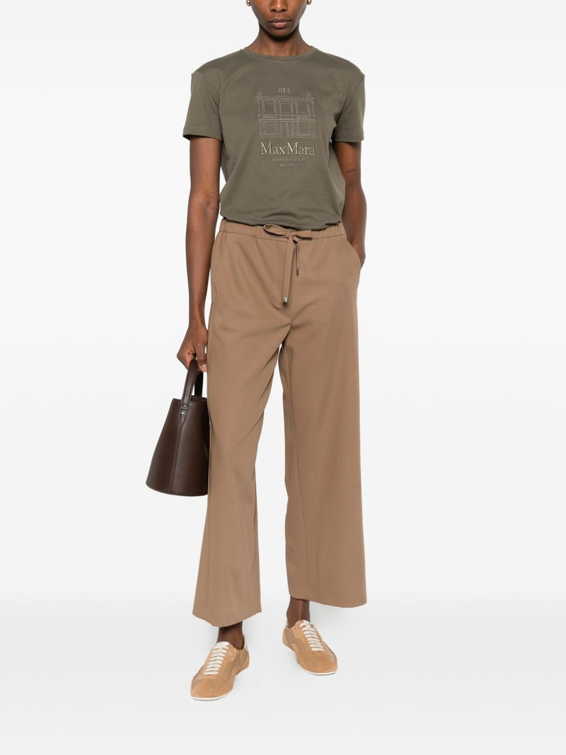 'S Max Mara logo-embroidery T-shirt outlook