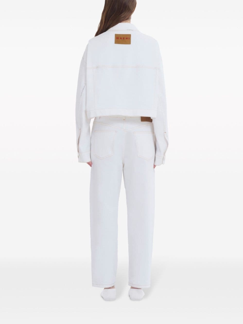 appliquÃ©-detail logo-embroidered jacket - 3
