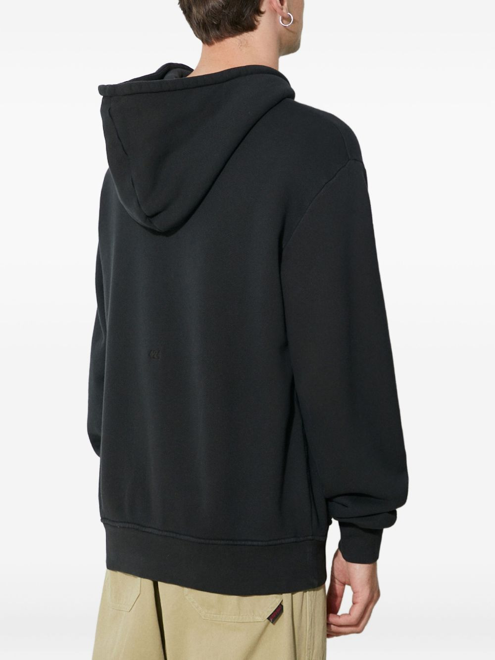 long-sleeve cotton hoodie - 3