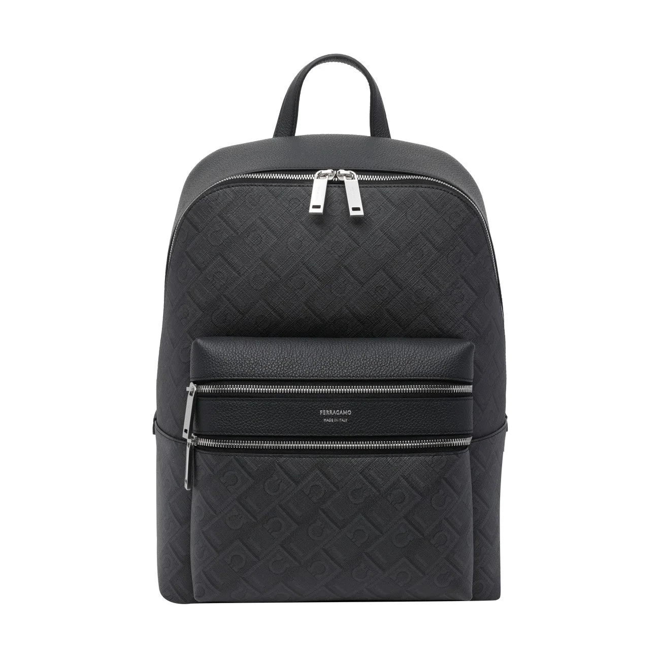 Ferragamo Men Monogram Ferragamo Backpack - 1