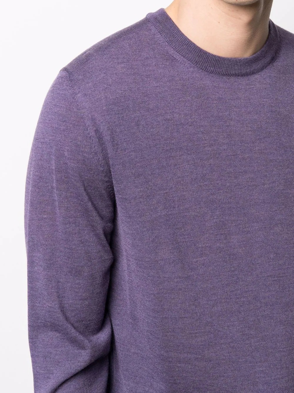 ribbed crew neck jumper - 5