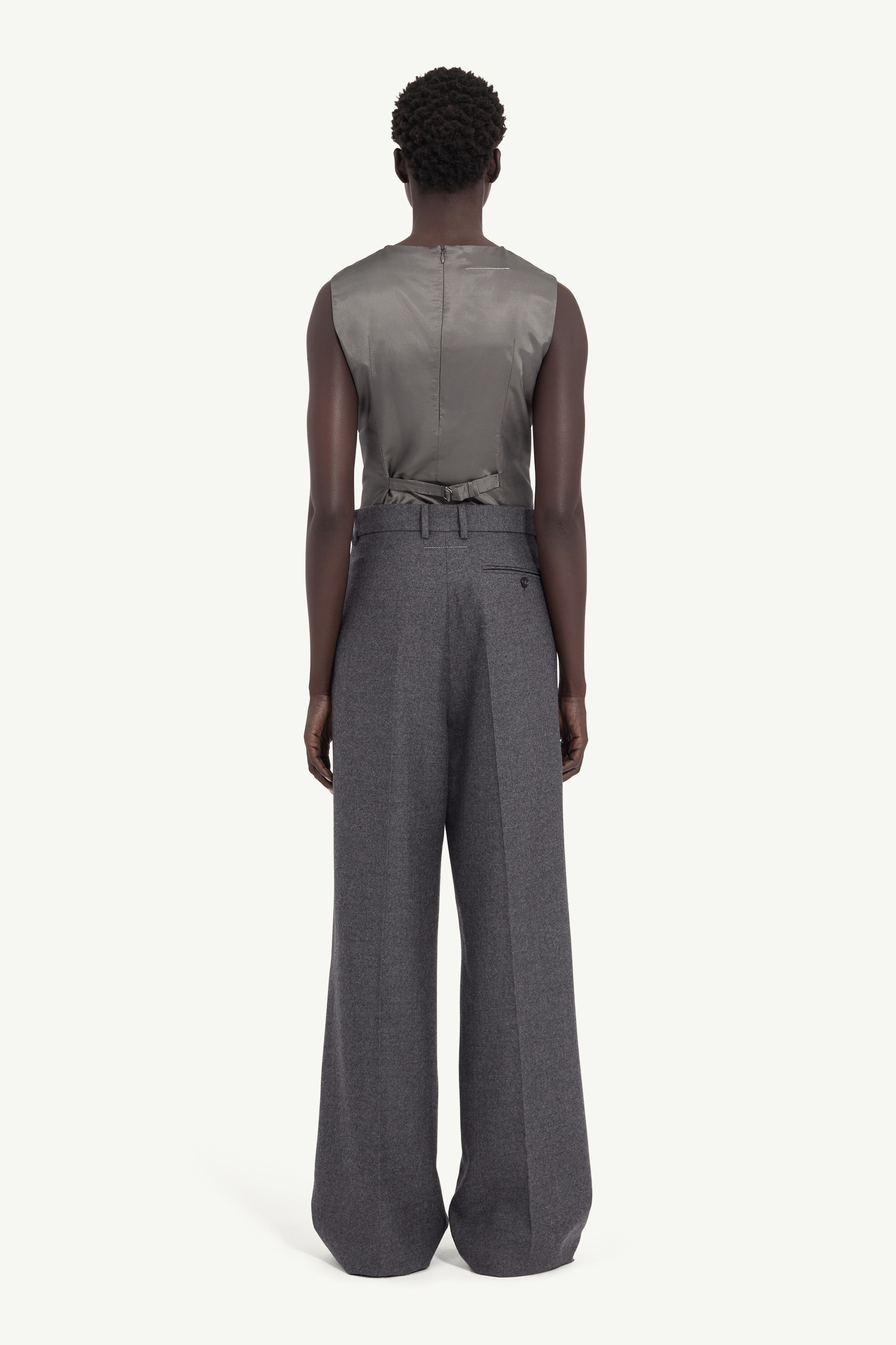 Tailored wool trousers - 4