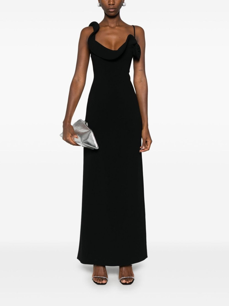 MAGDA BUTRYM floral-appliqué maxi dress outlook