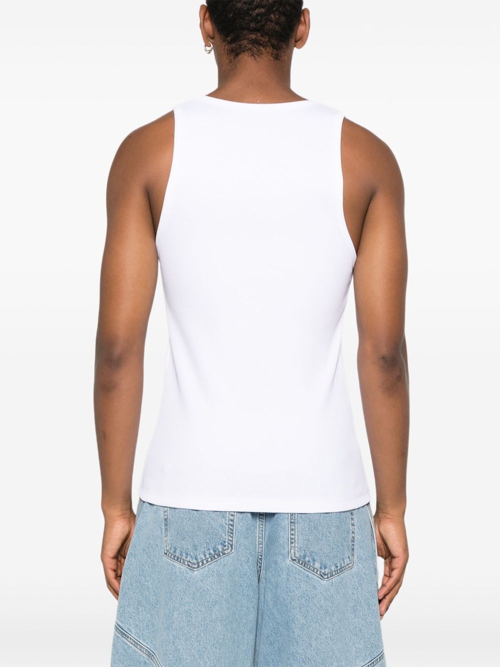 scoop-neck tank top - 3