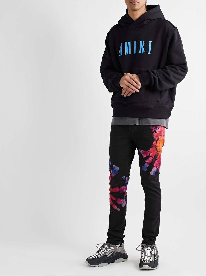 AMIRI Skinny-Fit Tie-Dyed Jeans outlook