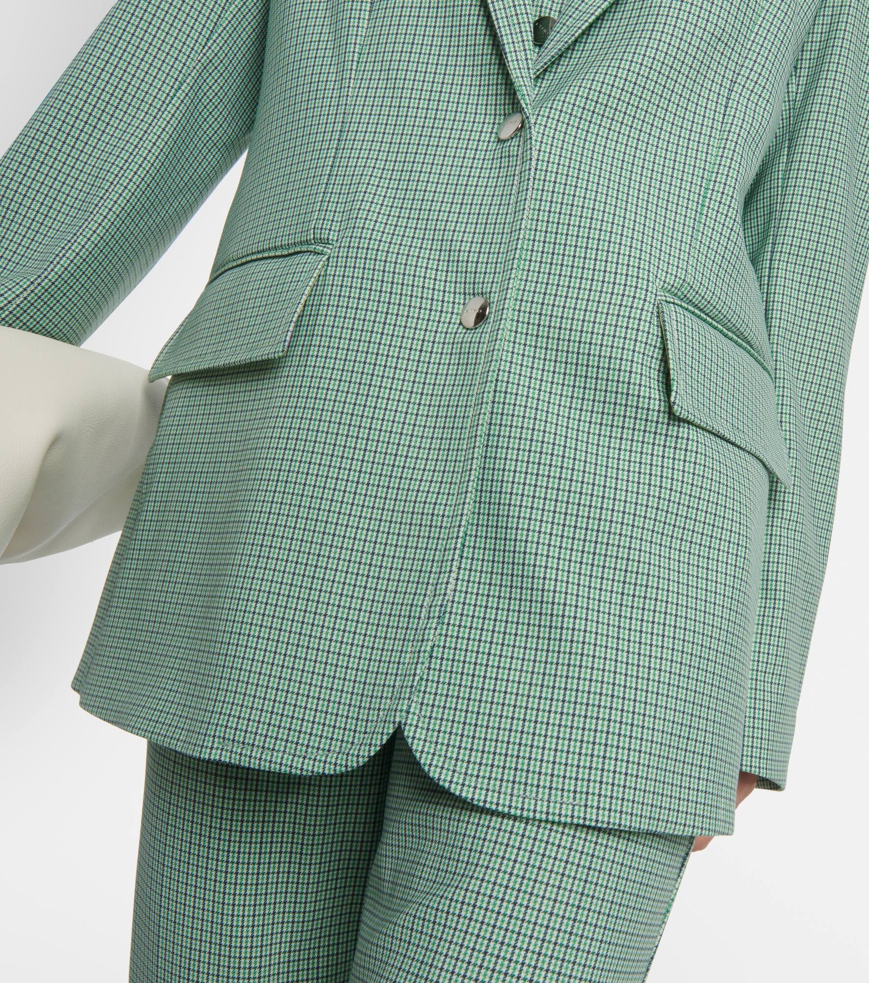 Houndstooth blazer - 5