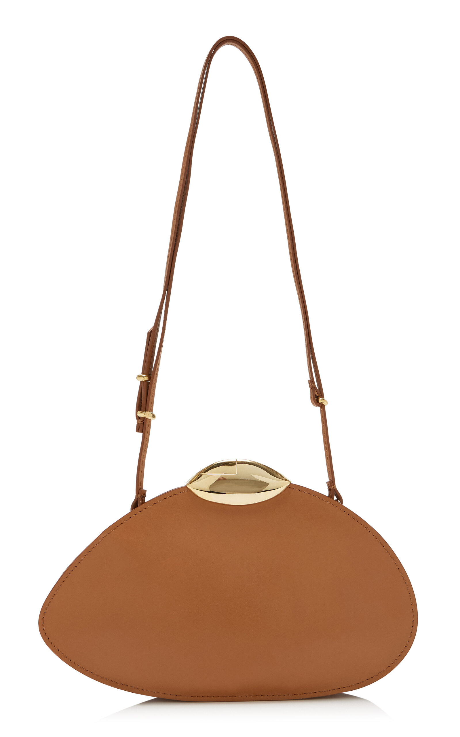Belle De Jour Leather Clutch brown - 5