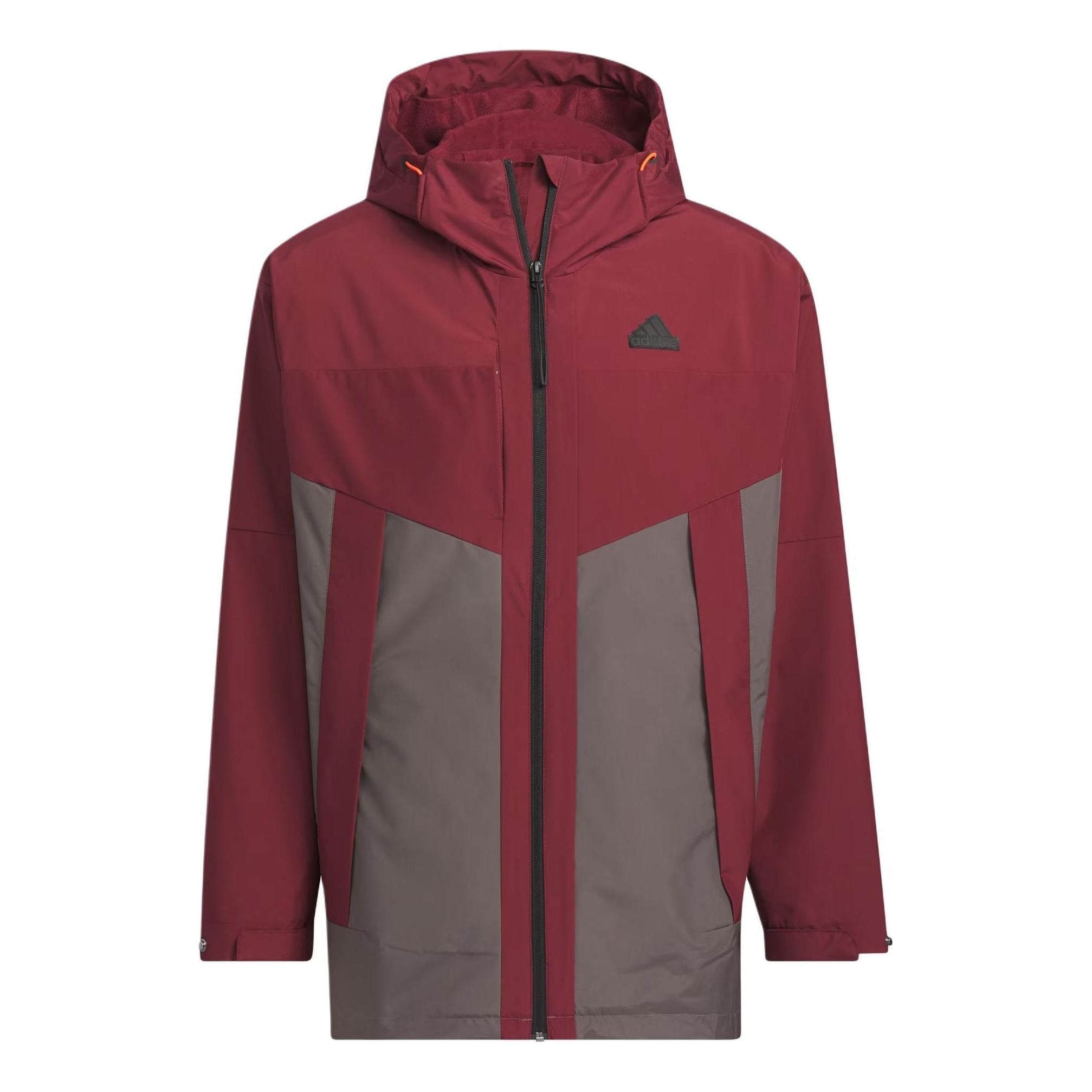 adidas City Escape Blocking Jacket Asia Sizing 'Red Grey' JE8577 - 1