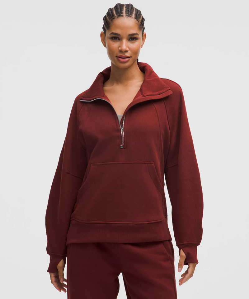 Scuba Oversized Funnel-Neck Half Zip *Long 1