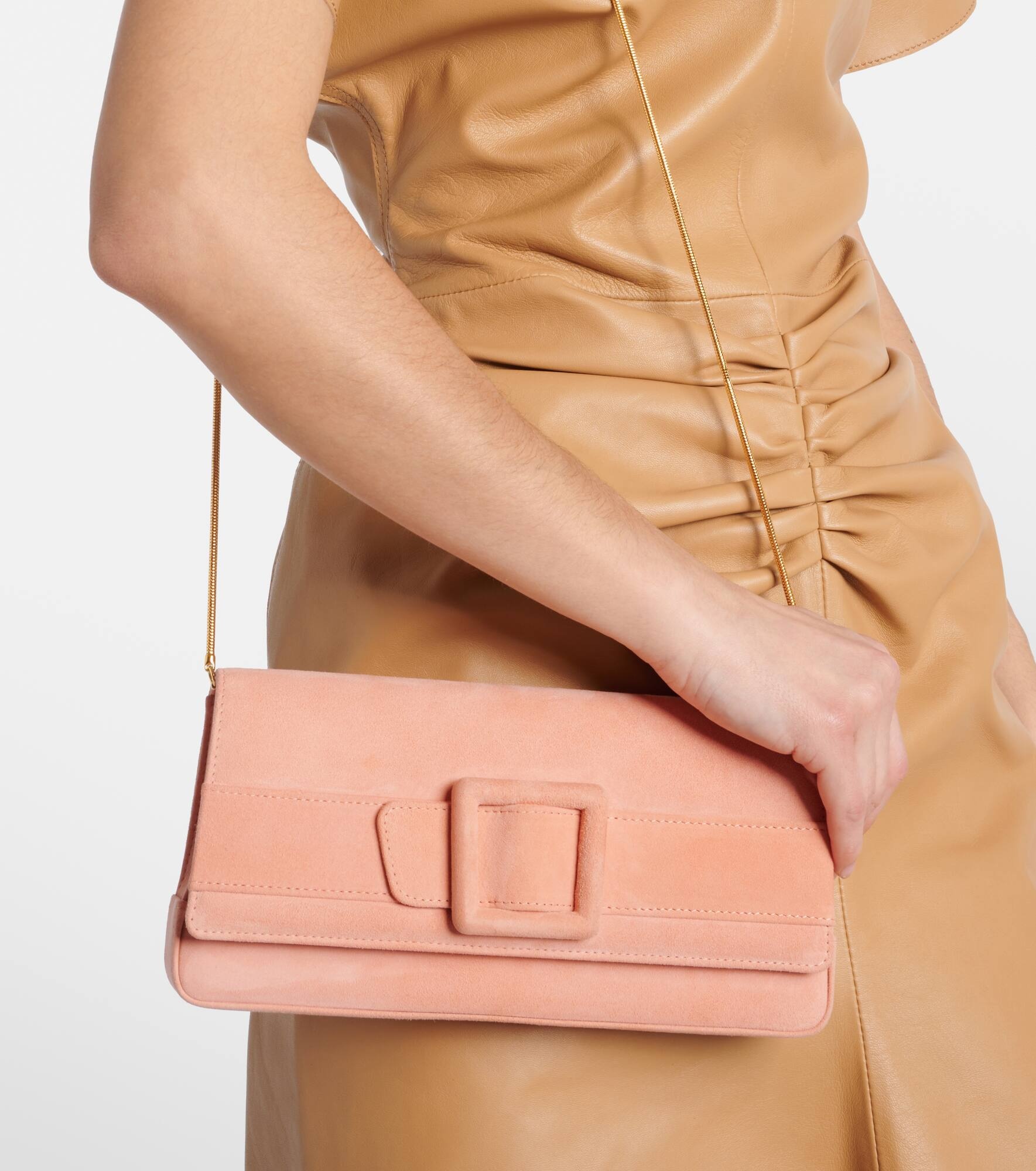 Maygot suede clutch - 2