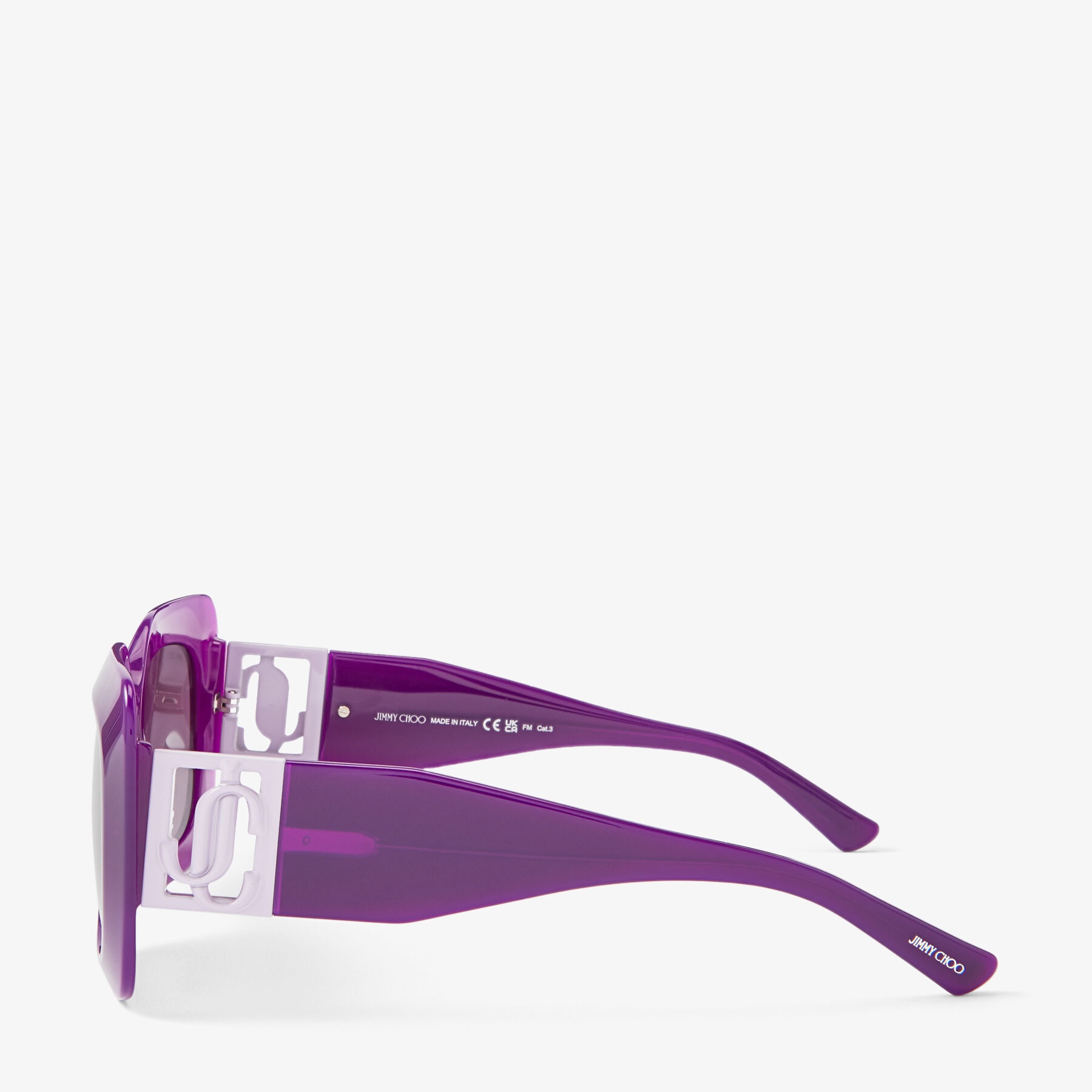 Gaya
Violet Square Frame Sunglasses with JC Emblem - 2