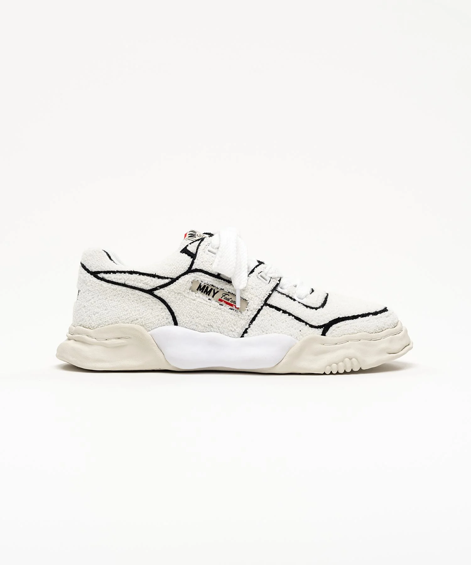 "PARKER" OG Sole Chenille Embroidey Canvas Low-top Sneaker - 1