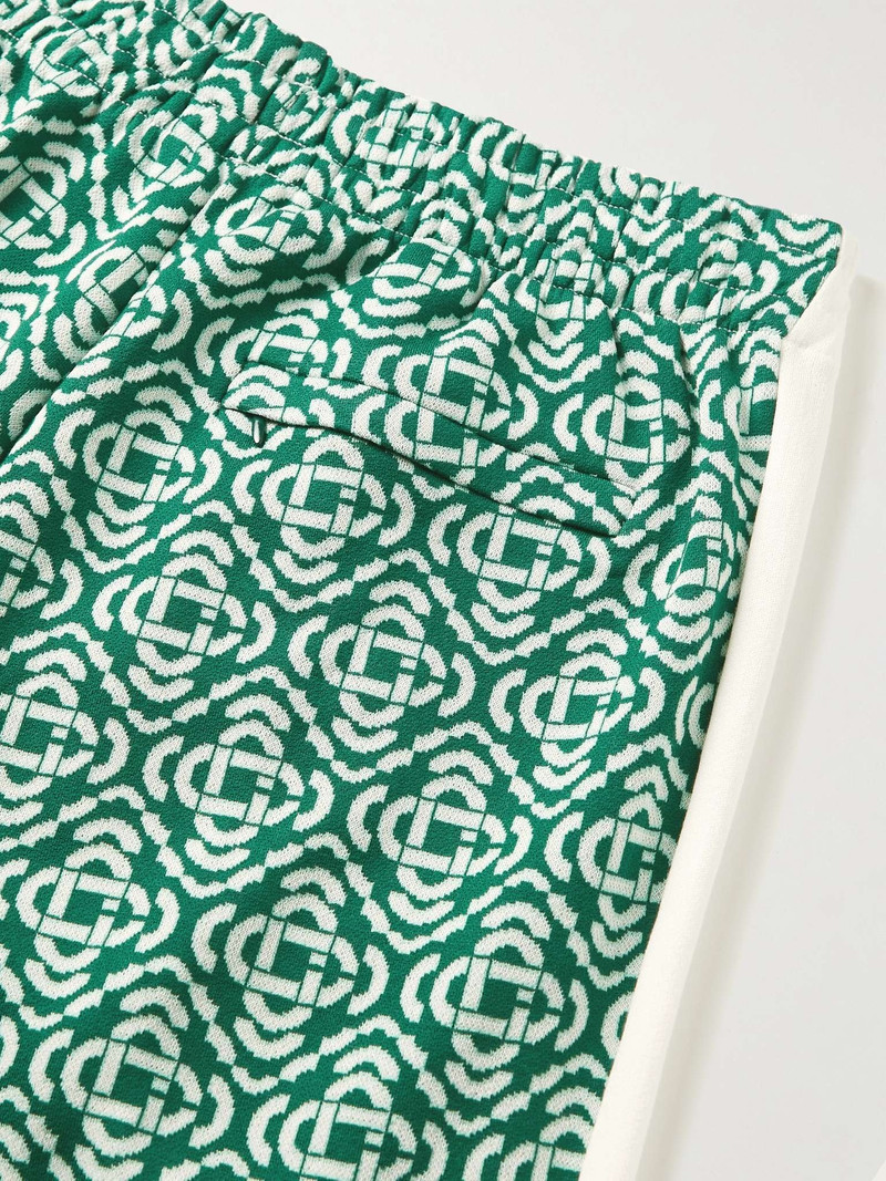 Straight-Leg Logo-Jacquard Cotton-Blend Track Pants 5
