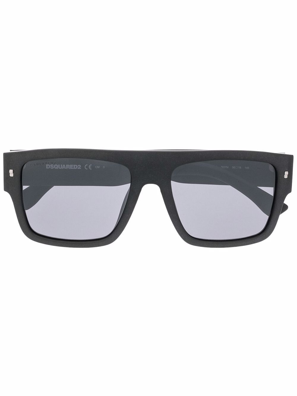 debossed-logo sunglasses - 1