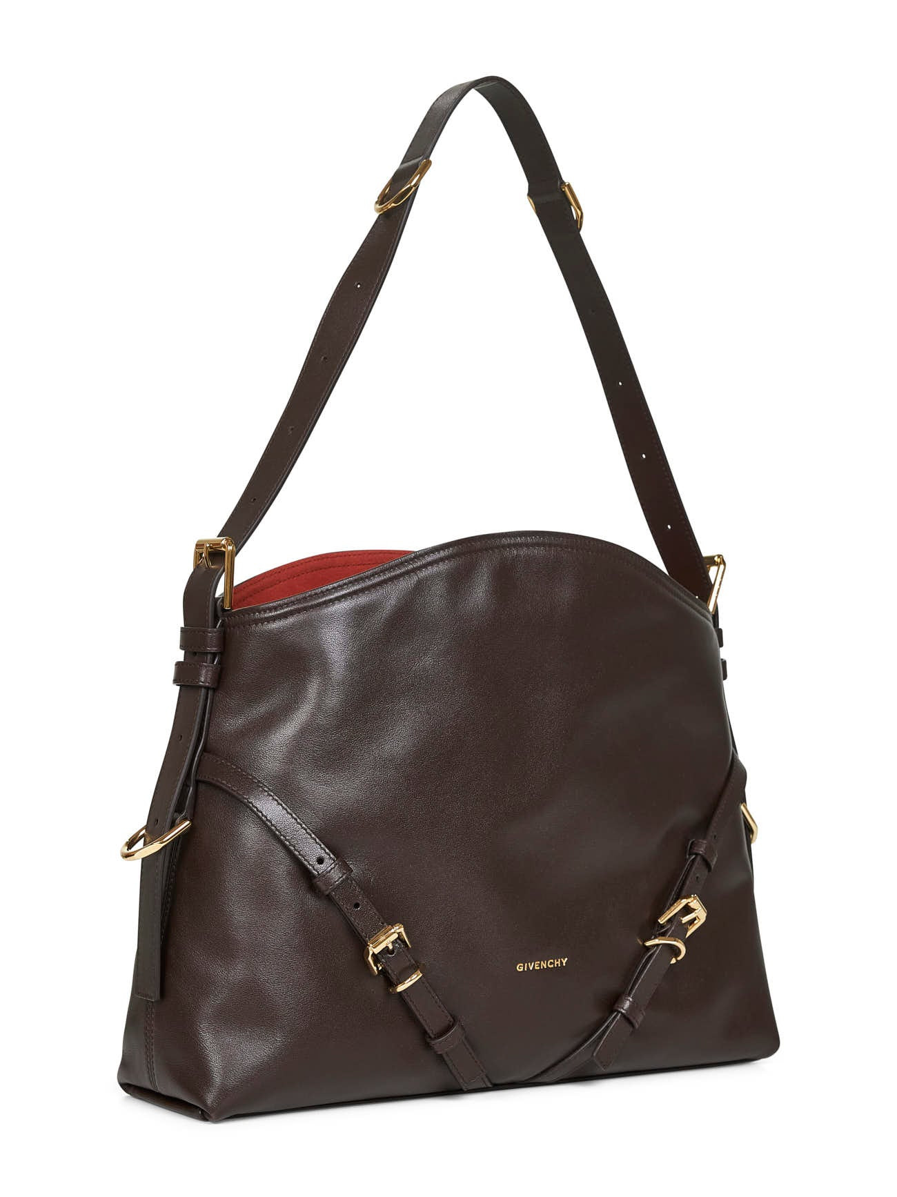 Chocolate Voyou Medium shoulder bag - 2