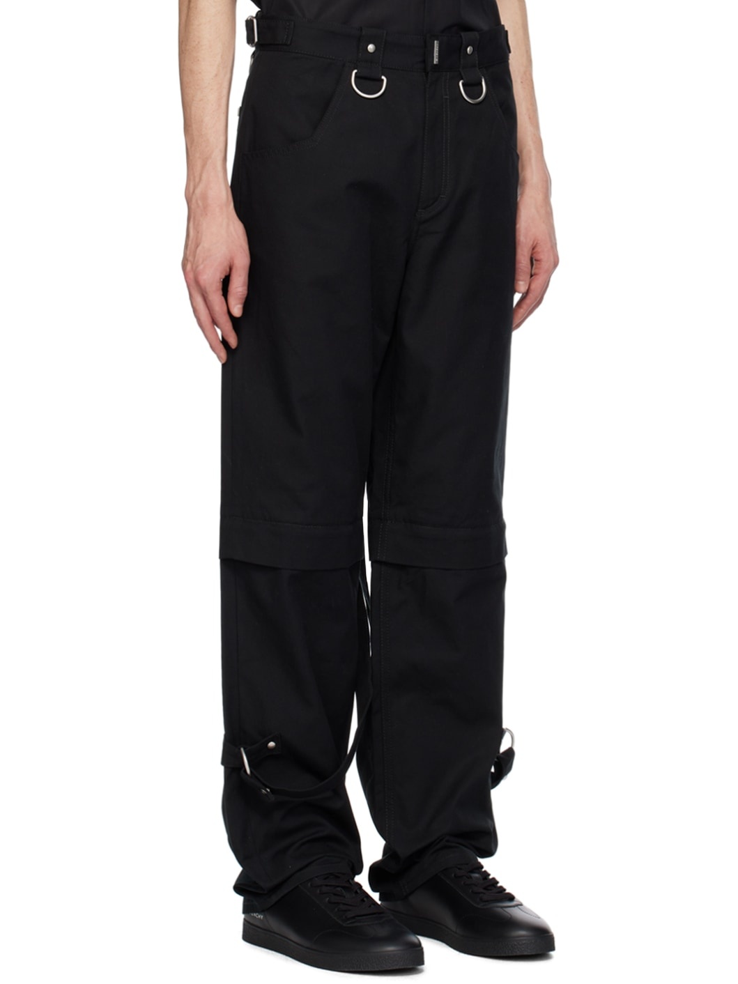 Black Two-In-One Trousers - 2