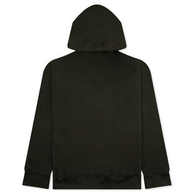 MASTERMIND WORLD LOGO KNIT HOODIE - OLIVE outlook