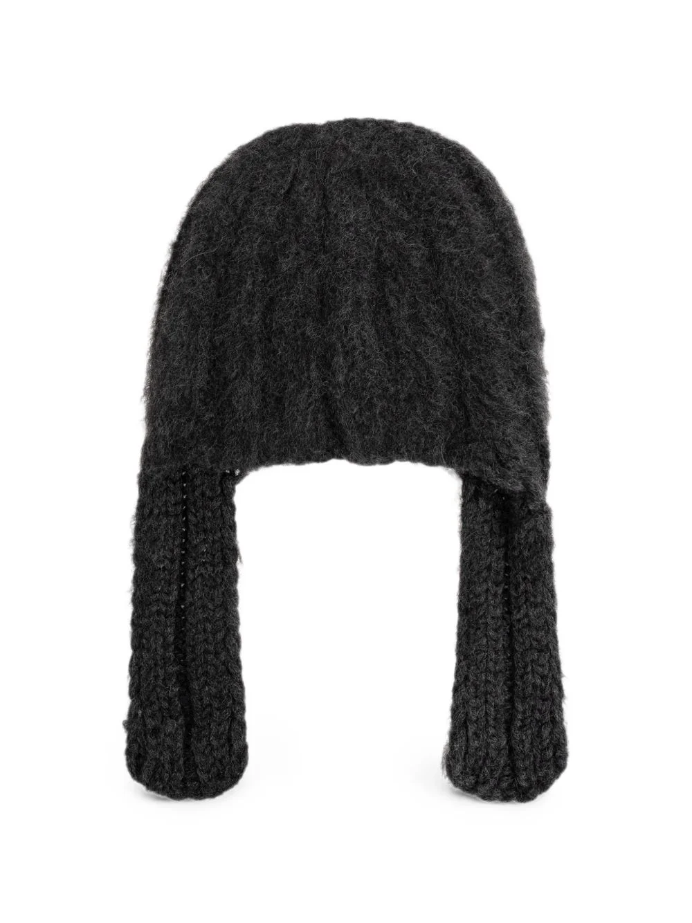 cable-knit beanie hat - 1