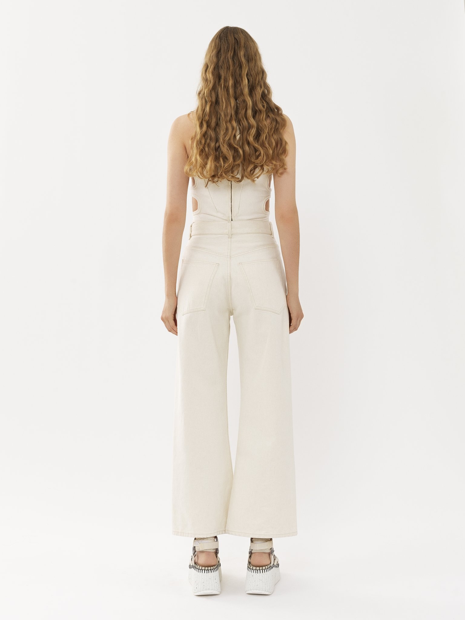 "STROMBOLI" WIDE CROPPED JEANS - 4