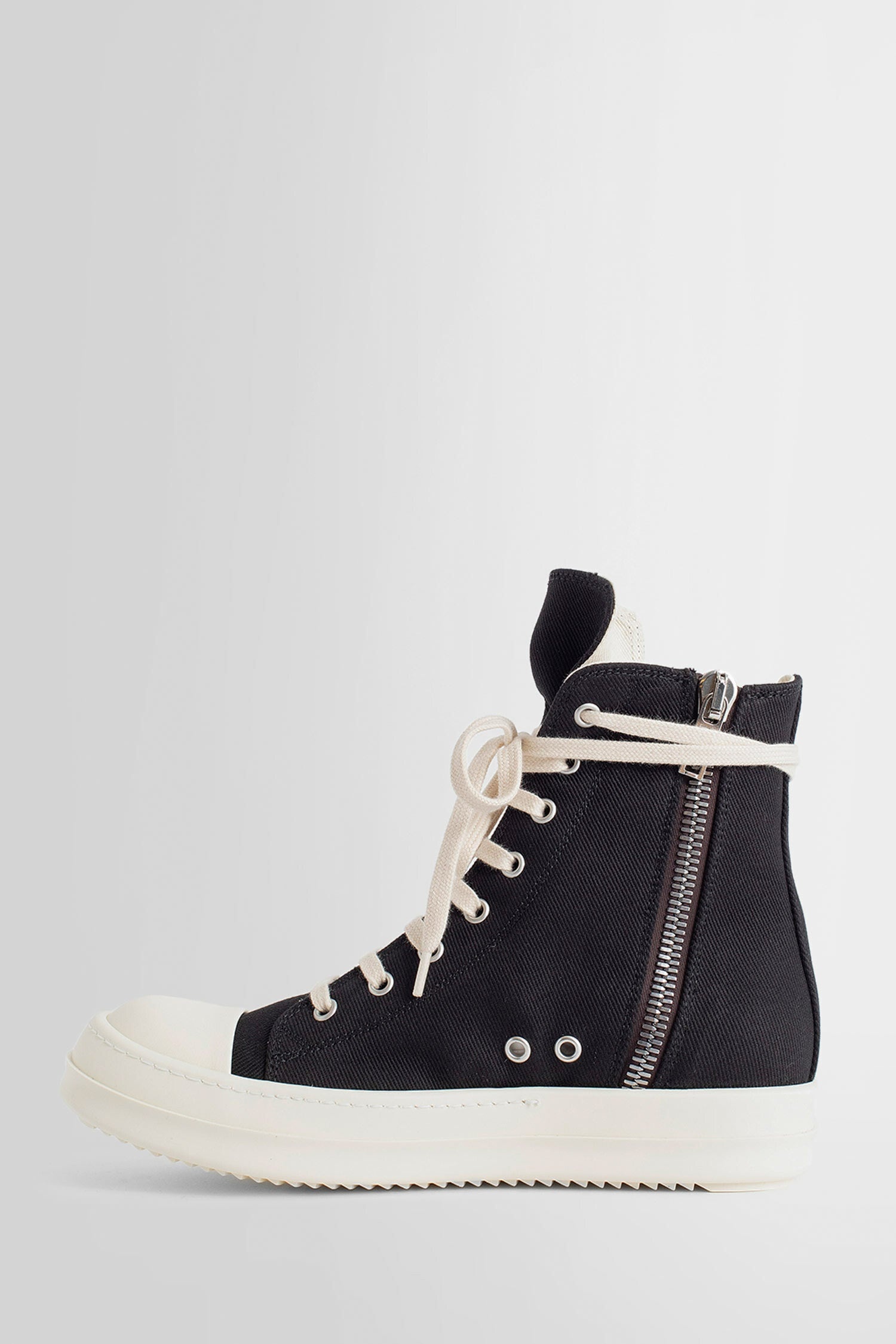 RICK OWENS WOMAN BLACK SNEAKERS - 4