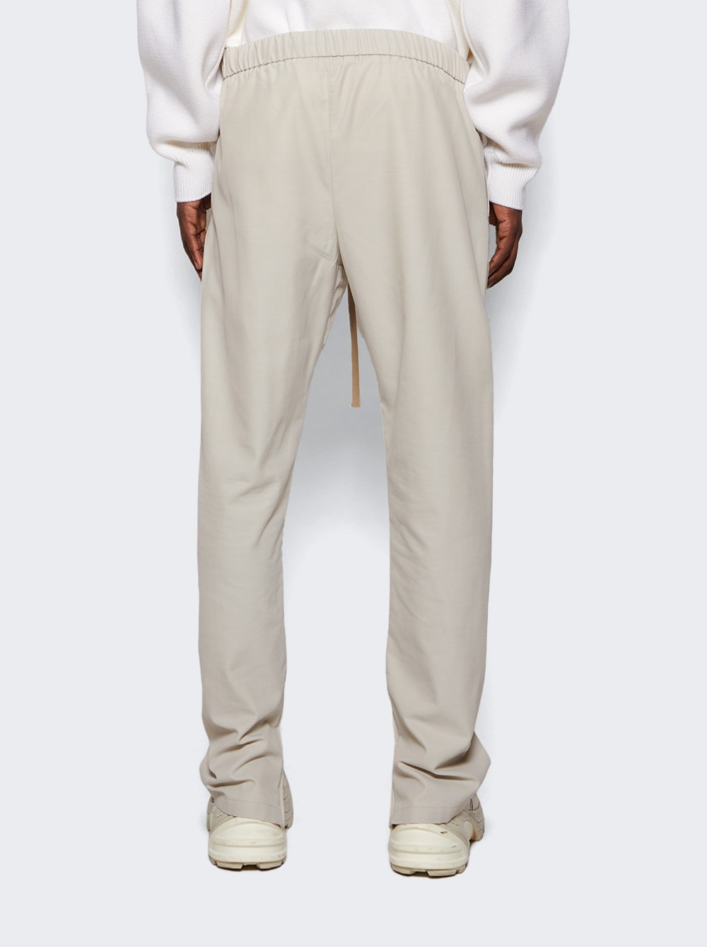 Fear of God Eternal Wool Nylon Slim Pants Cement | thewebster | REVERSIBLE