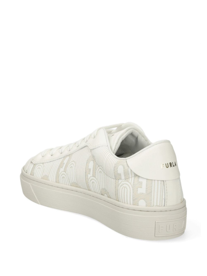 monogram-pattern flatform sneakers 3