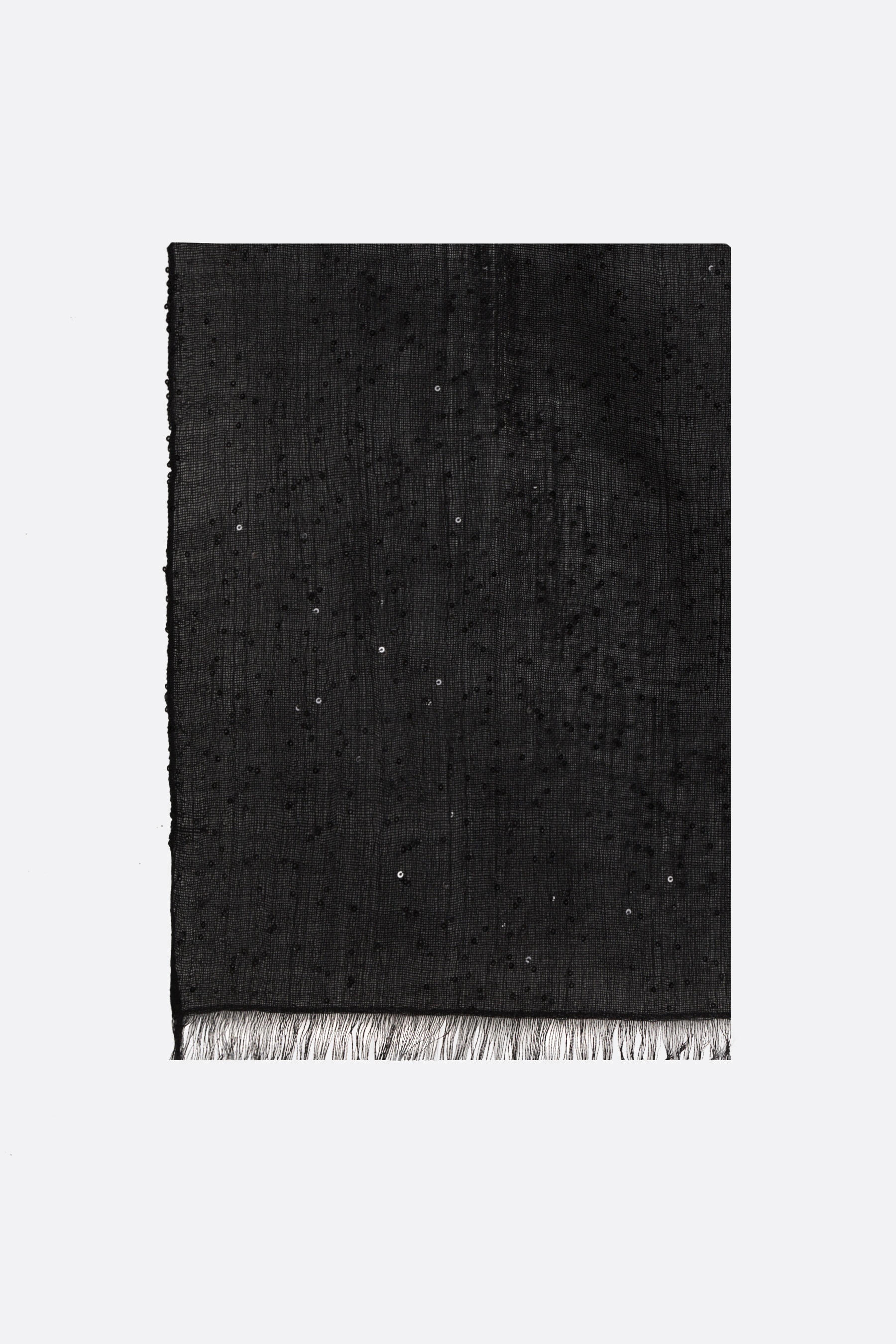 マフラー・ストール Brunello Cucinelli Sequin-Embroidered Cashmere Silk Stole Brunello Cucinelli SEQUIN-EMBROIDERED CASHMERE SILK STOLE