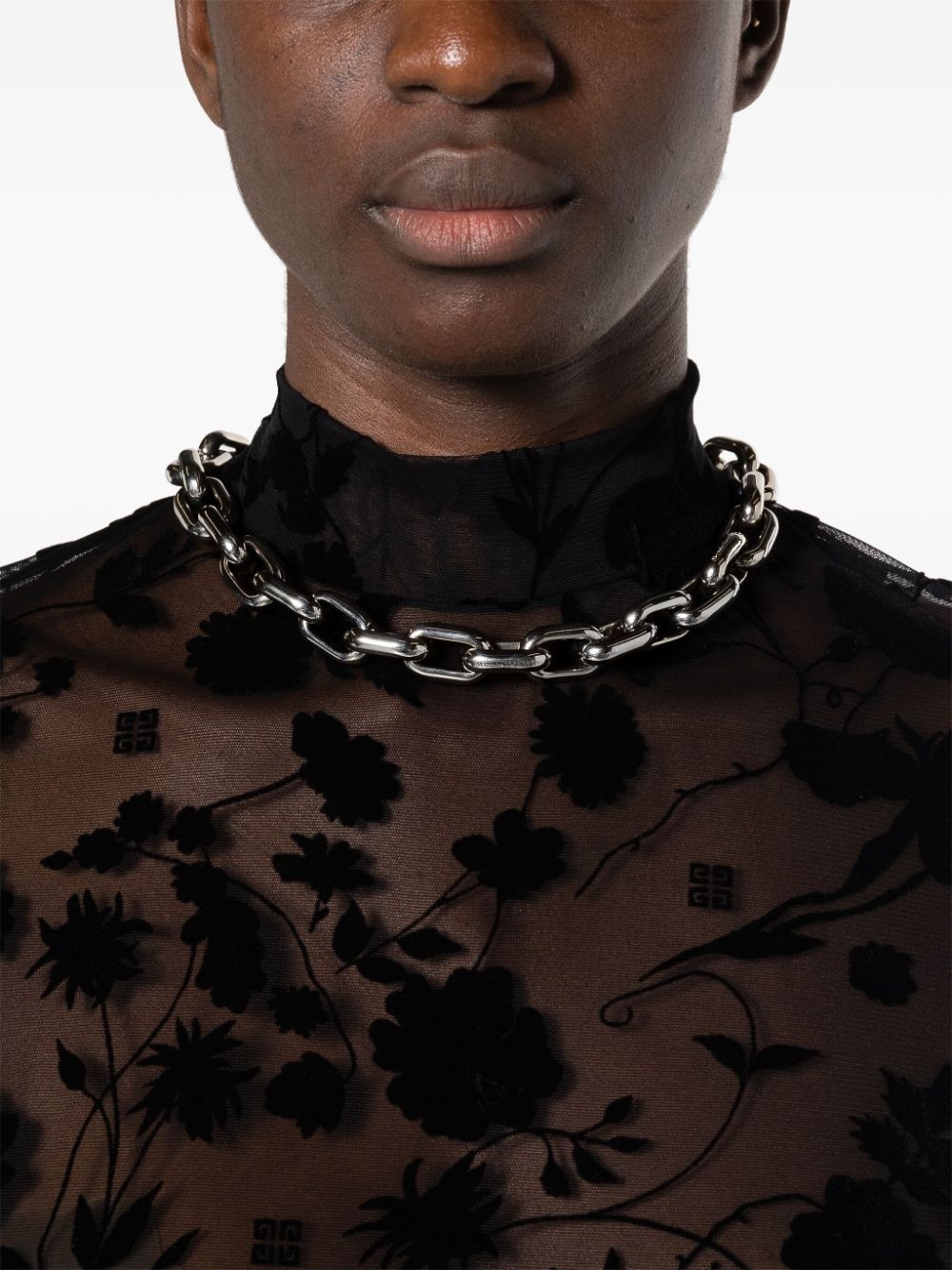 Peak chunky-chain necklace - 2
