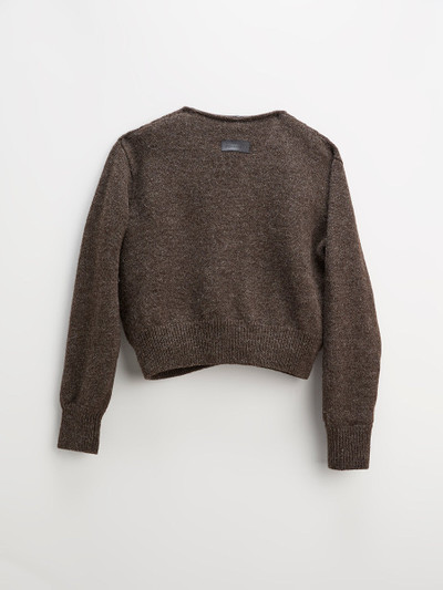 MAGLIANO Mini Knitted Bomber Brown outlook