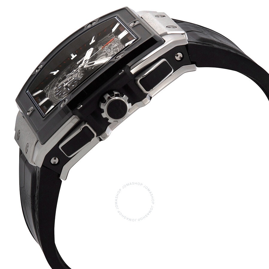 Hublot Spirit of Big Bang Automatic Skeleton Dial Black Leather Men's Watch 601.NM.0173.LR - 2