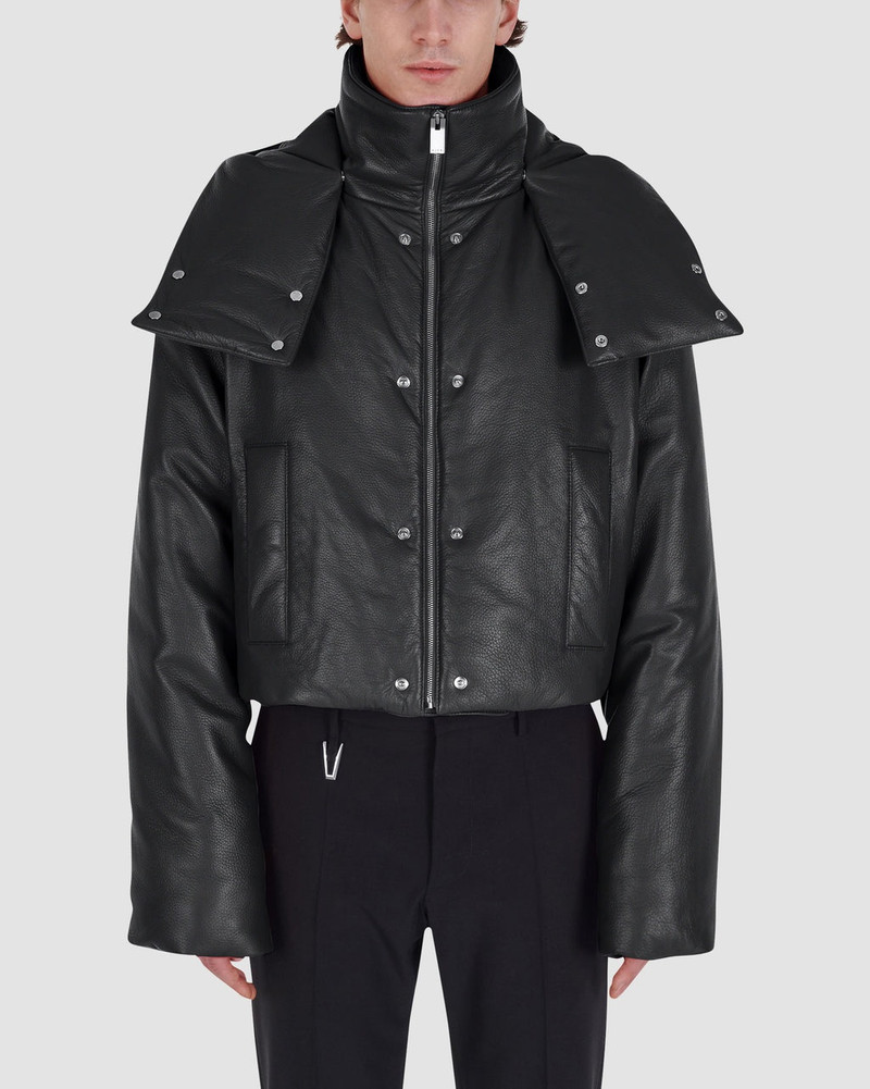 LEATHER SCOUT PUFFER JACKET 7