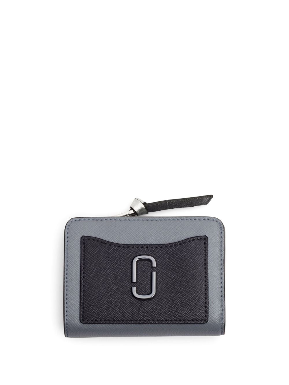 logo-plaque leather wallet - 1