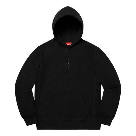 Supreme Micro Logo Hooded Sweatshirt 'Black' SUP-FW20-395 - 1
