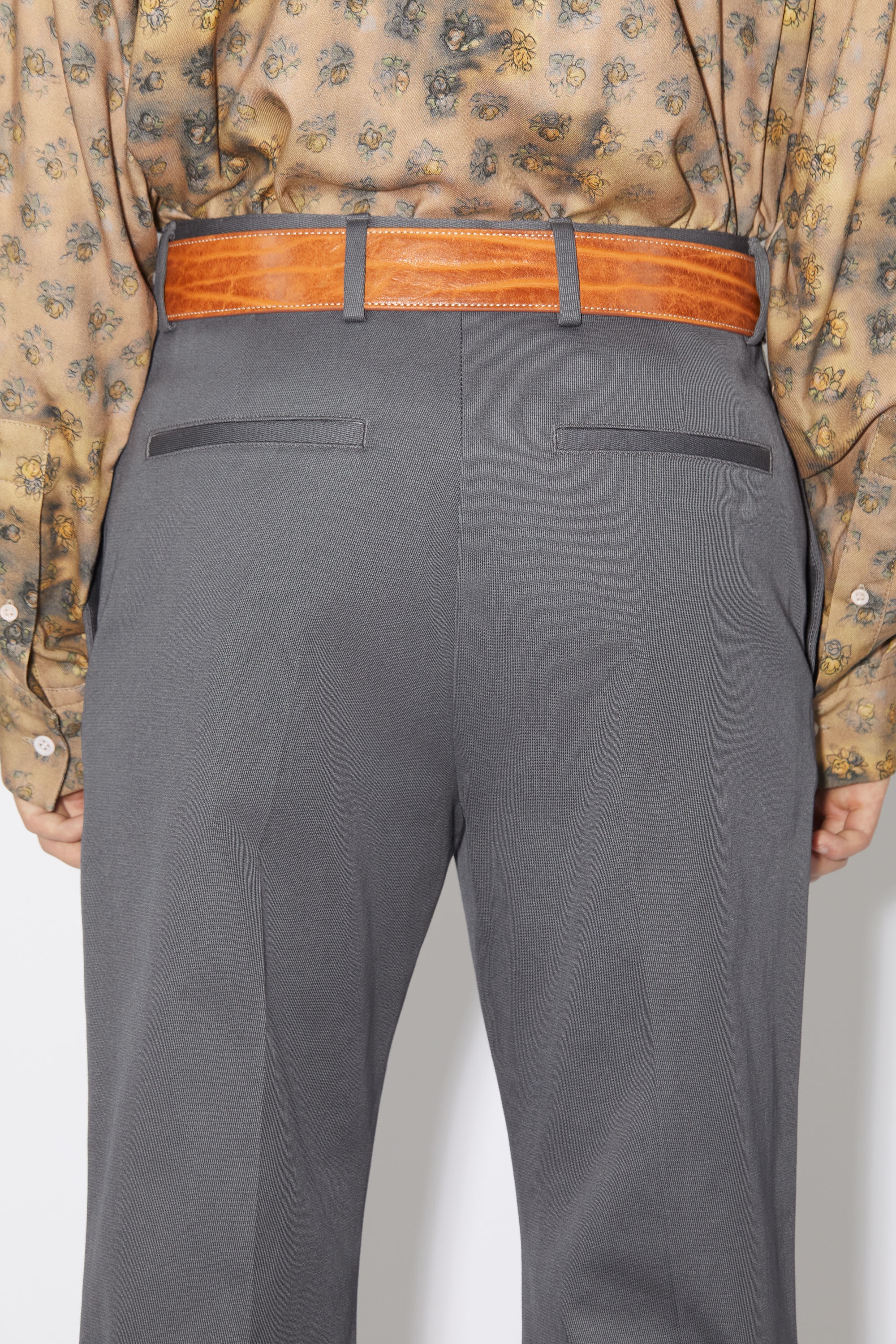 Twill trousers - Graphite grey - 5