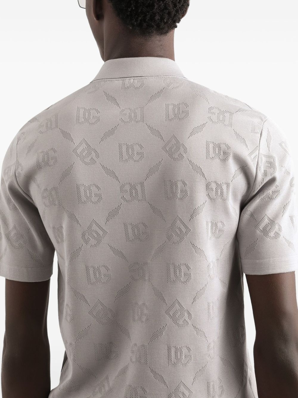 monogram-pattern shirt - 5