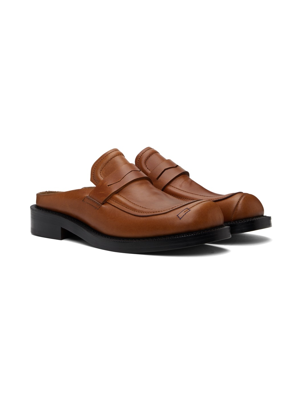 Brown Curve MU03 Slip-On Loafers - 4