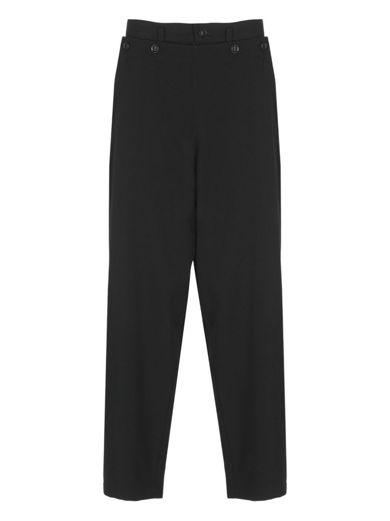 button-fastening slit-pocket trousers 1