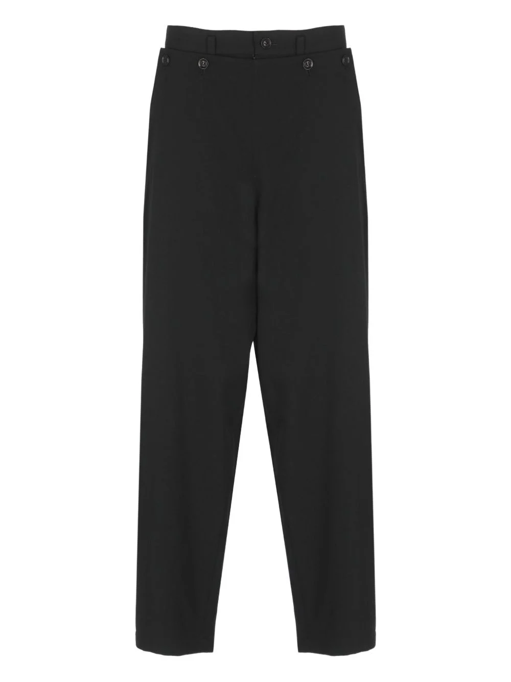 button-fastening slit-pocket trousers - 1