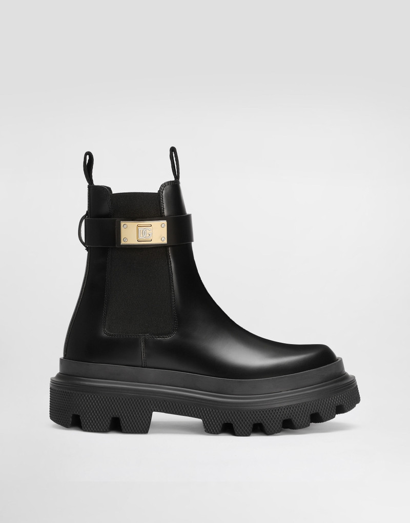 Calfskin ankle boots 1