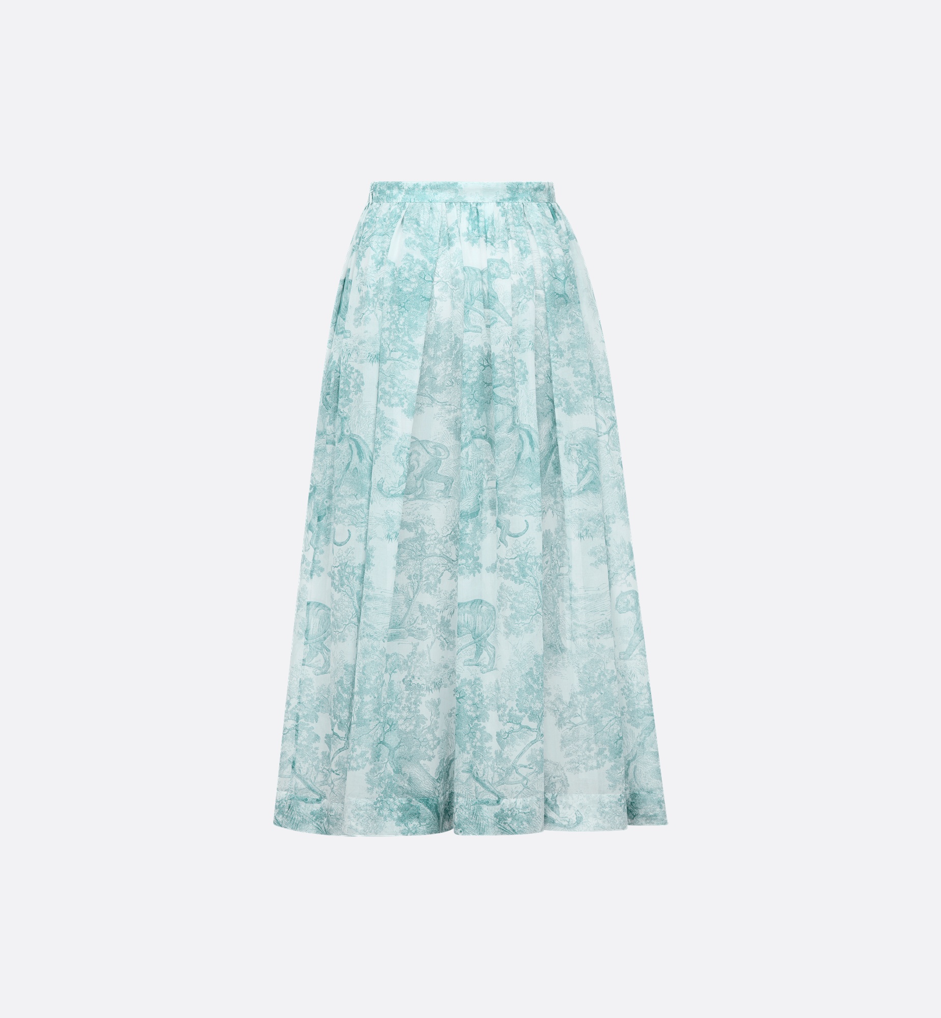 Dioriviera Mid-Length Flared Skirt - 4