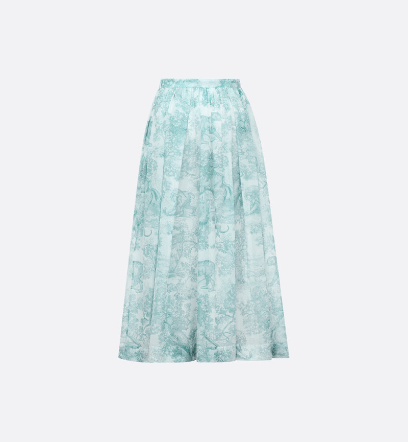 Dioriviera Mid-Length Flared Skirt 4