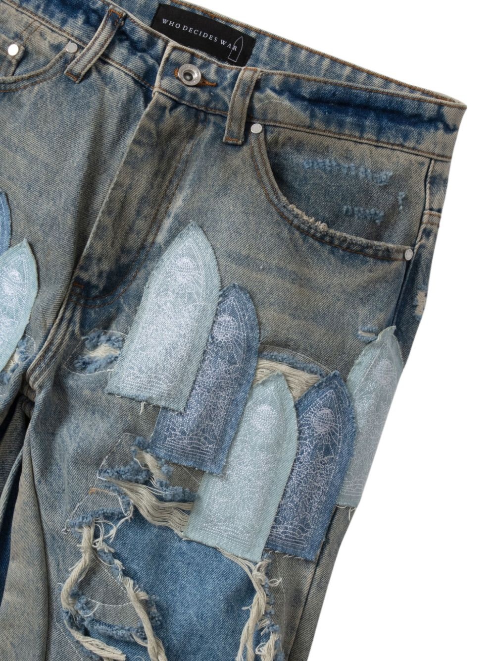 Patched Arch jeans - 6
