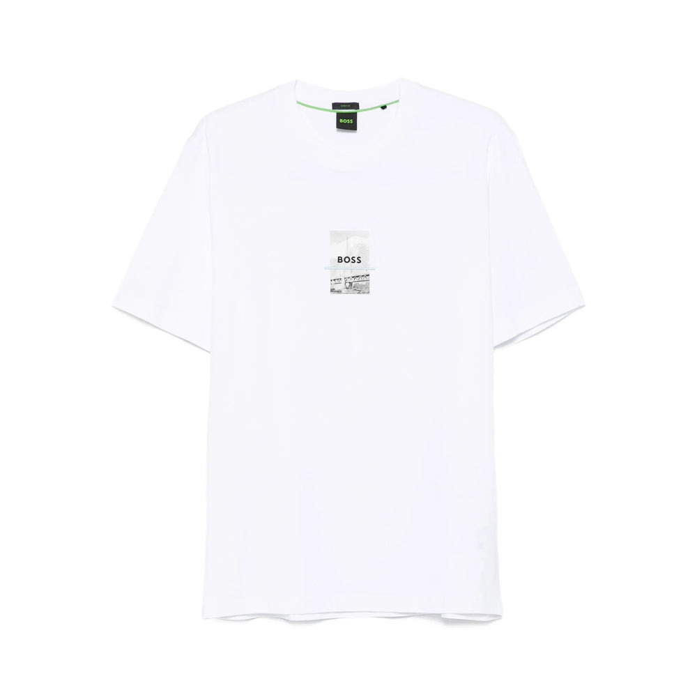 Boss White T-Shirts & Vests - T-Shirts Men - 1