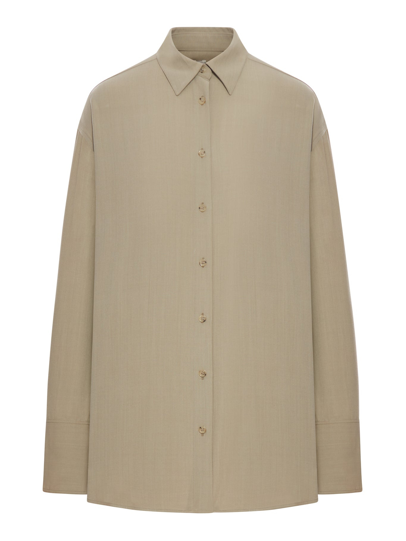 CLASSIC WOOL BLEND TUXEDO SHIRT - 2