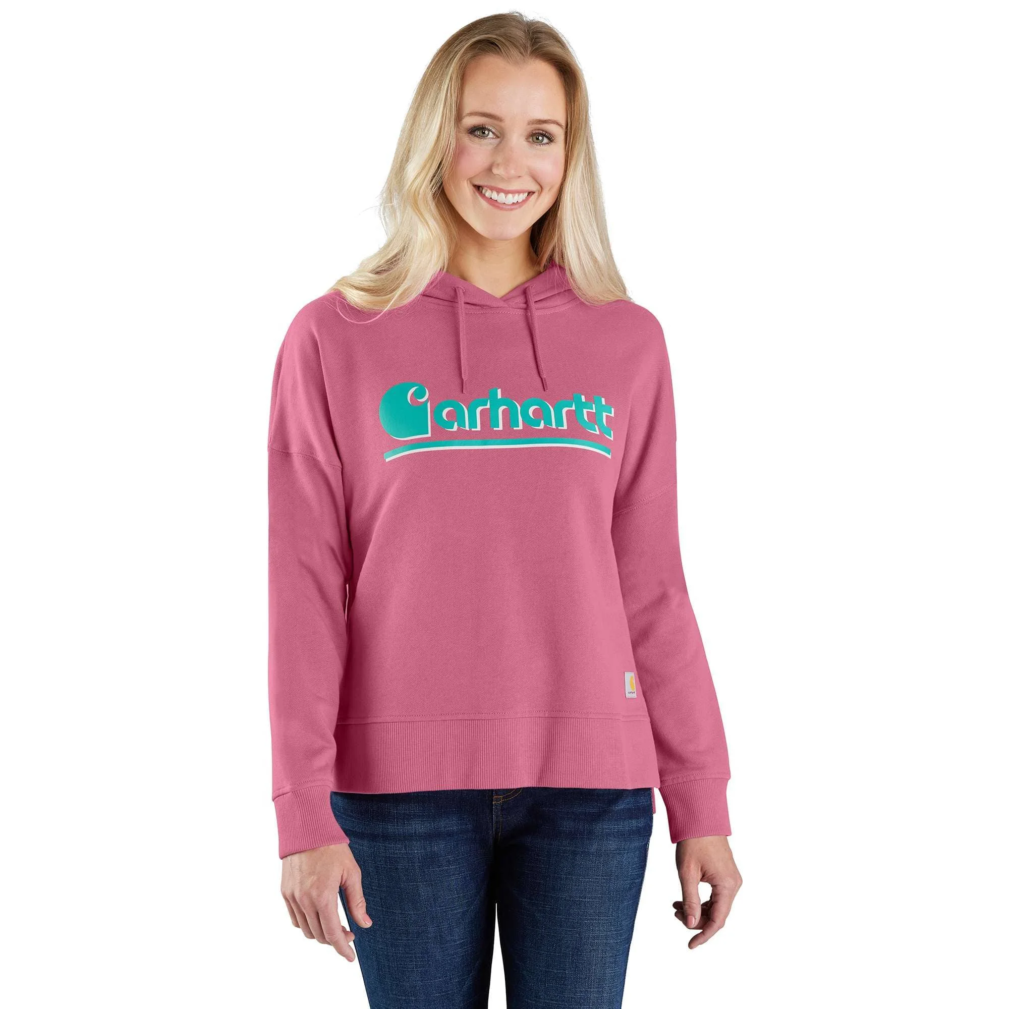 Women's TENCEL™ Fiber Series Loose Fit Graphic Hooded Sweatshirt - 1