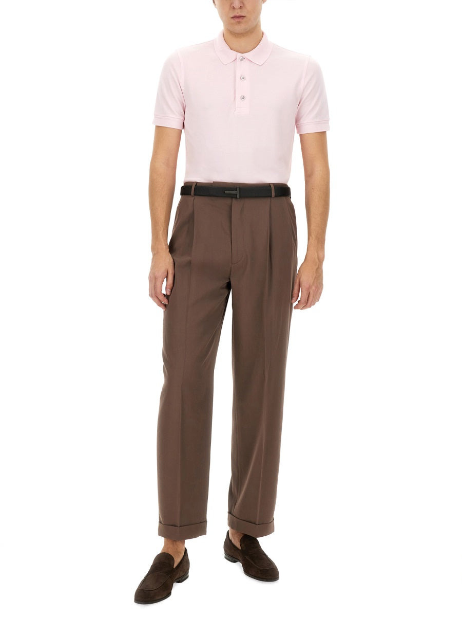 Tom Ford Men Piquet Polo - 4